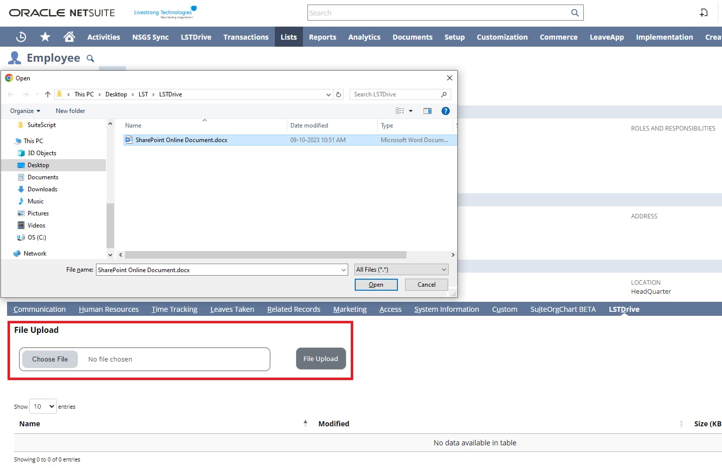Step 3: User-Friendly File Upload Option