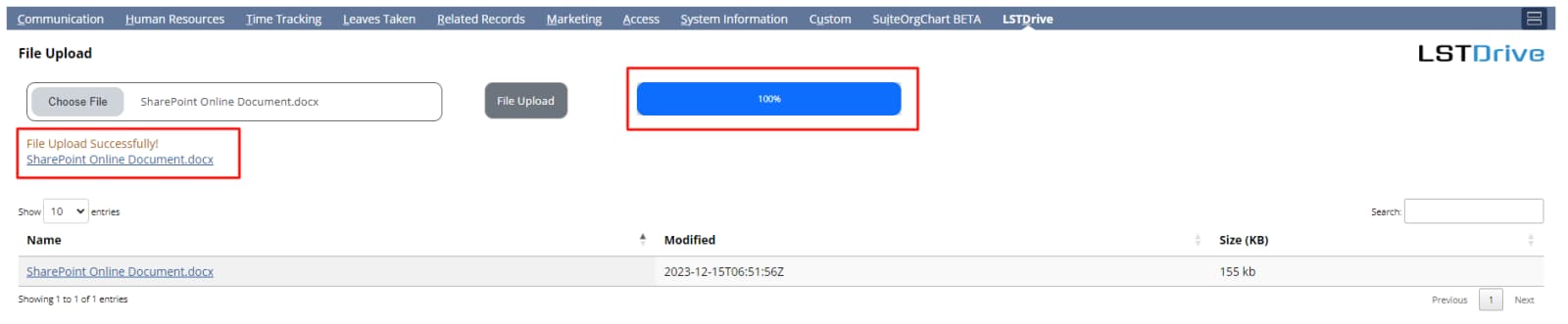 Step 4: Effortless File Upload with Real-Time Status Tracking